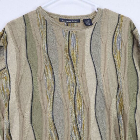 Vintage Northern Isles Sweater Mens Medium Long Sleeve - Picture 2 of 7